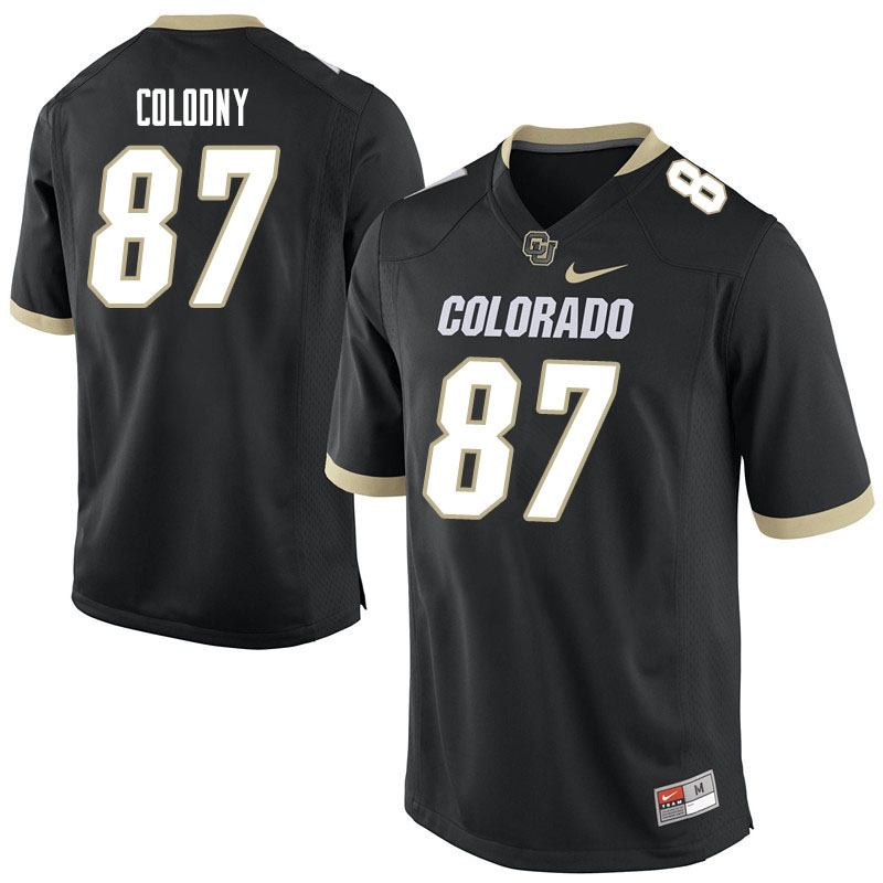 Men #87 Vincent Colodny Colorado Buffaloes College Football Jerseys Sale-Black